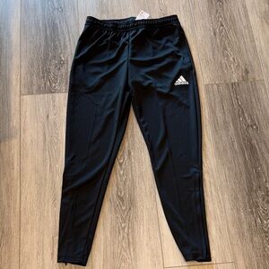 adidas Black Mens Training Joggers with Logo